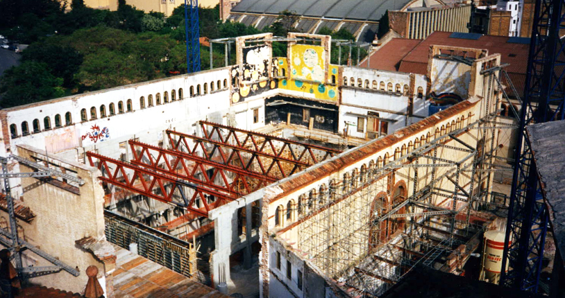 Remodeling workts at  Palau de l'Agricultura