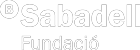 Banc sabadell  - logo blanc